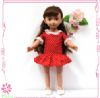 red toy dress 18 inch cute toy dress